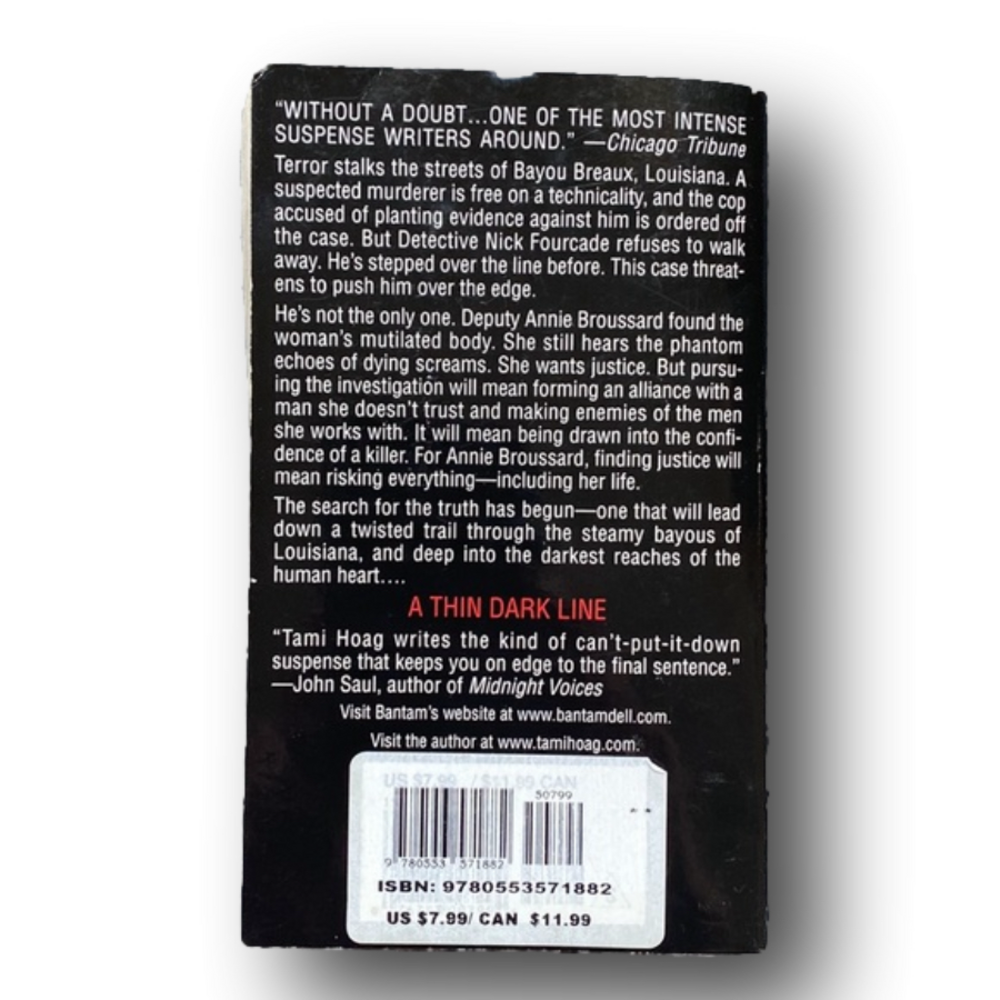 3/$12 A Thin Dark Line by Tami Hoag - Picture 2 of 2